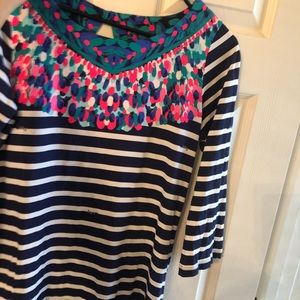 Lily Pulitzer navy stripe dress